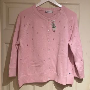 Vineyard Vines pointelle cardigan
